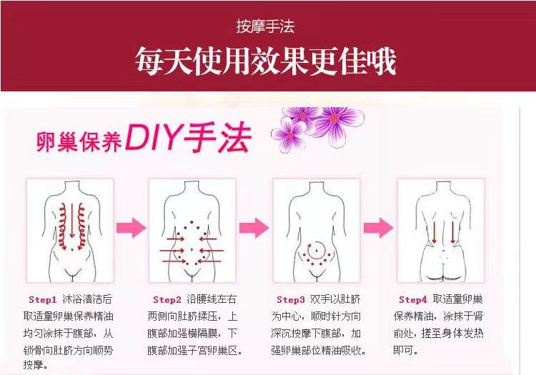 【限时配赠】OUSIBEIYU欧思贝语草本腹部奢养按摩油12粒/盒