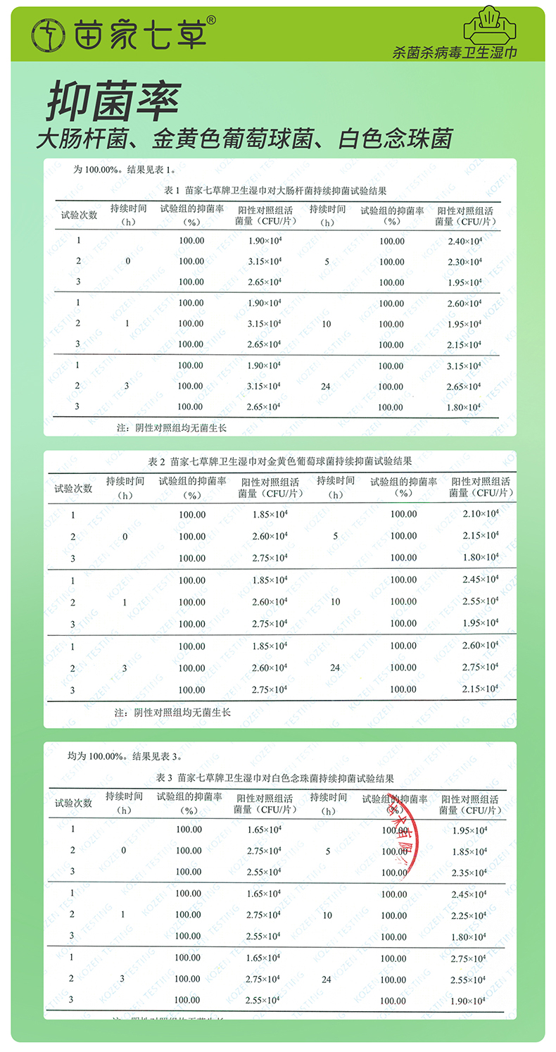【苗七】消字号便携式消杀卫生湿巾 10片x10包 货号GM149